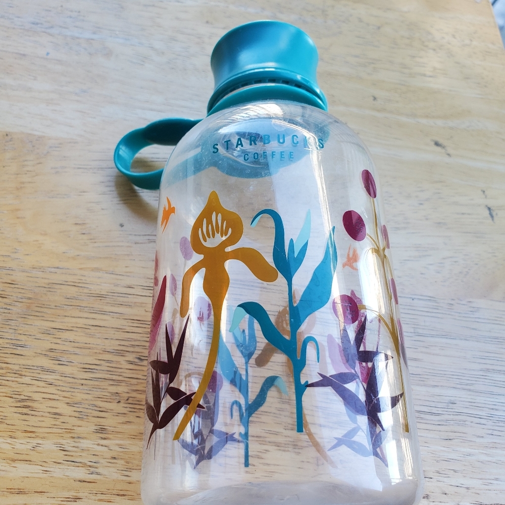 Starbucks floral water bottle 16 oz